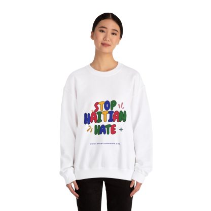 Stop Haitian Hate Crewneck Sweatshirt - Image 4