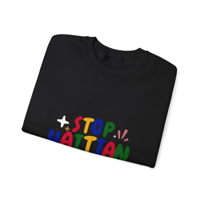 Stop Haitian Hate Crewneck Sweatshirt - Image 11