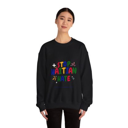 Stop Haitian Hate Crewneck Sweatshirt - Image 12