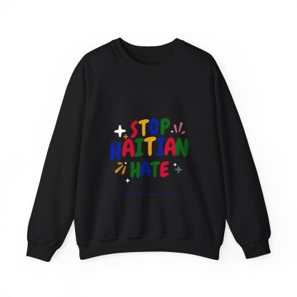 Stop Haitian Hate Crewneck Sweatshirt - Image 9